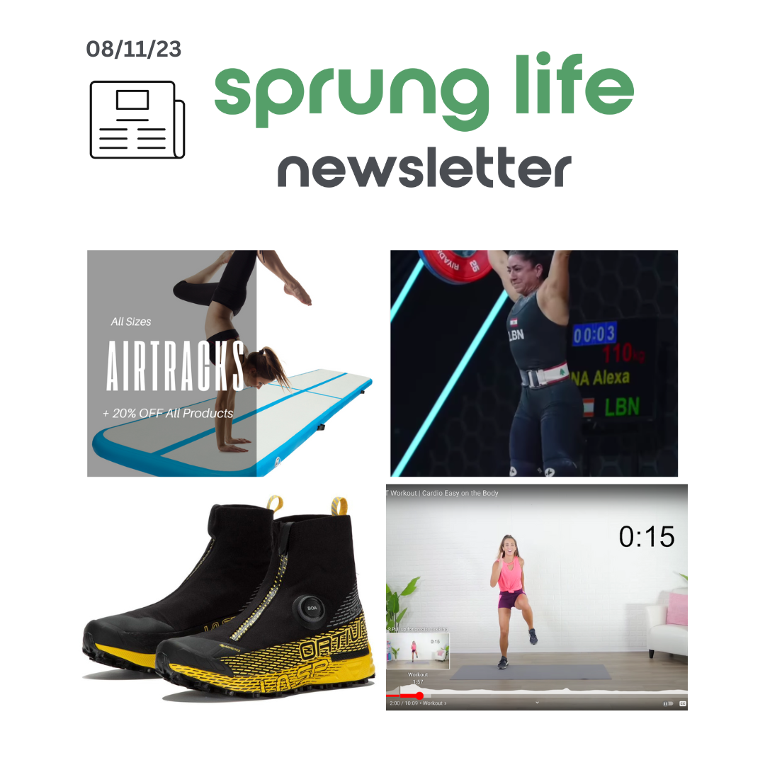 Sprung Life Newsletter - 8th November 2023