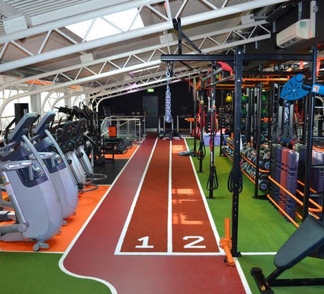 Enhance Your Gym with Functional Zones Using Sprint Tracks and Colourful Turf