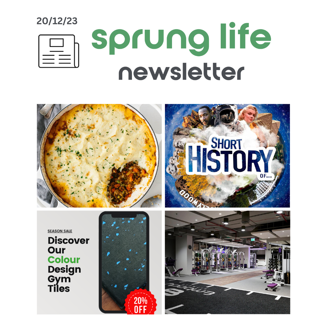 Sprung Life Newsletter - 20th December 2023