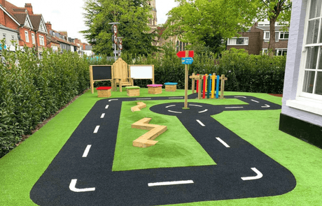 Innovative Outdoor Play Scenes: Designing with Artificial Play Grass