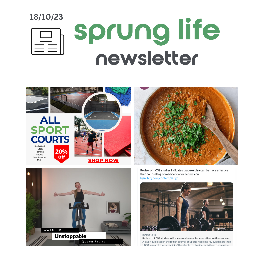 Sprung Life Newsletter - 18th October 2023