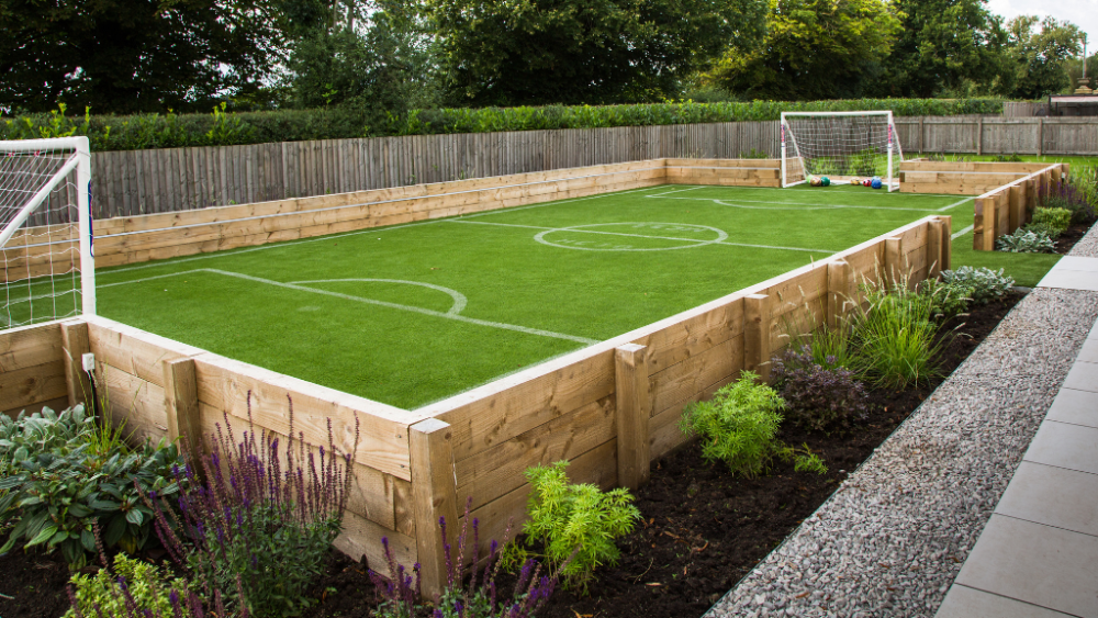 How to Build a Garden Football Pitch with Artificial Grass