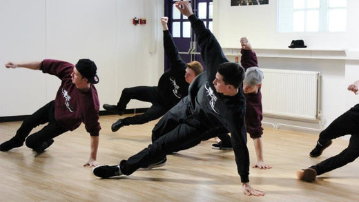 Dancers on dance floor 