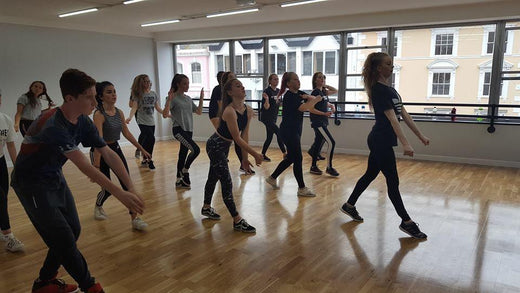 Dancers on dance floor 