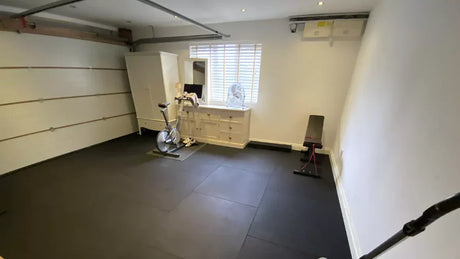 Customer Spotlight: Julie M's Garage Gym Makeover with 20mm Sprung PRO Gym Tiles