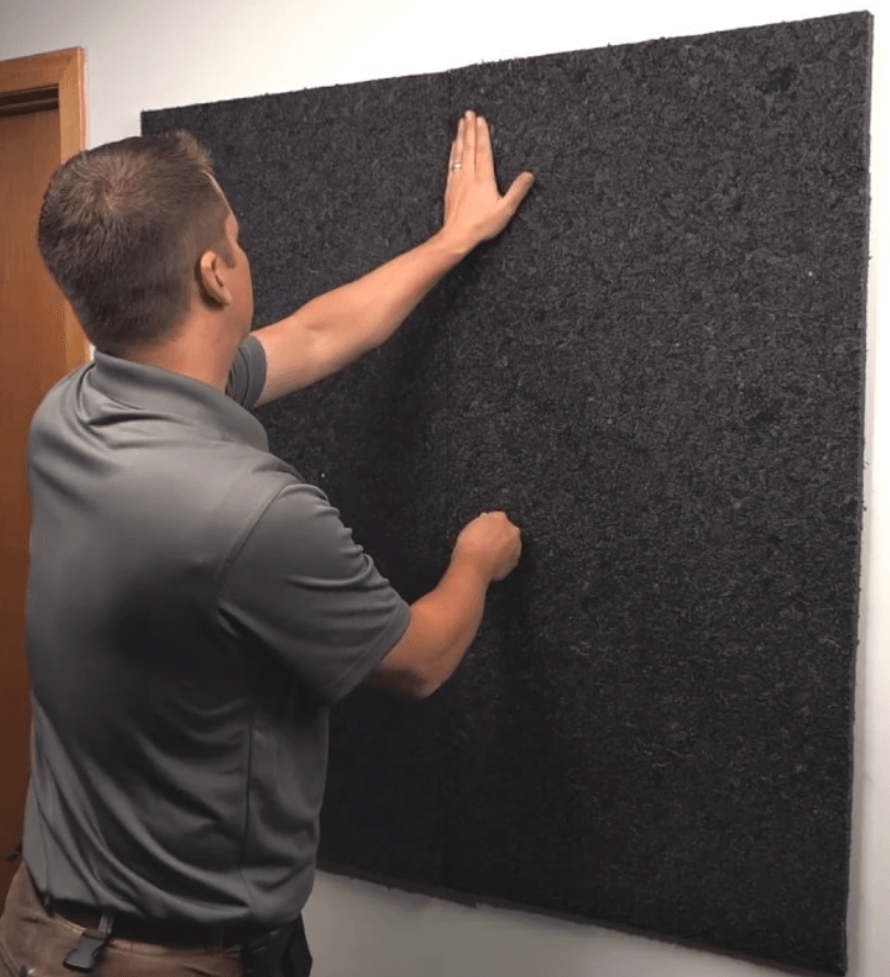 Acoustic Rubber Wall Panel Tiles  Sprung Gym Flooring   