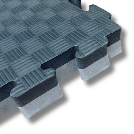 Sensory Room Flooring - 2 Thicknesses - 4 Colours Foam Mats Sprung Gym Flooring 20mm Grey/Black 