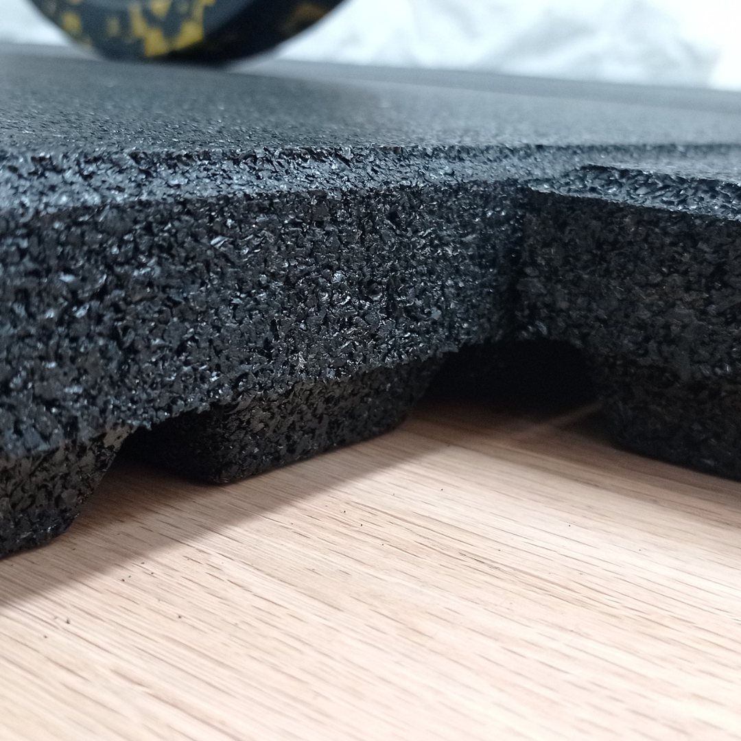 Rubber Rooftop Floor Tiles Extra Thick  Sprung Gym Flooring   