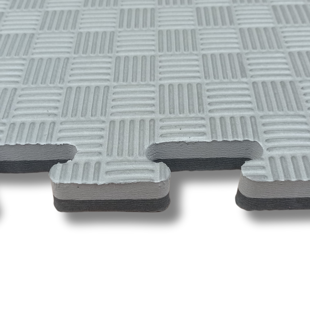 Premium Reversible MMA Interlocking Mats Gym Mats SuperStrong Fitness 20mm Grey and Black  