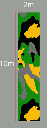 Grafika Camobrite Sprint Track - 10m x 2m Wide (Price includes worldwide shipping)