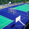 Futsal Outdoor Court System | Includes Court Markings Sports Flooring GymFloors Green Solid 