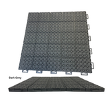 Padel Ball Court System | Includes Court Markings  Sprung Gym Flooring Dark Grey  