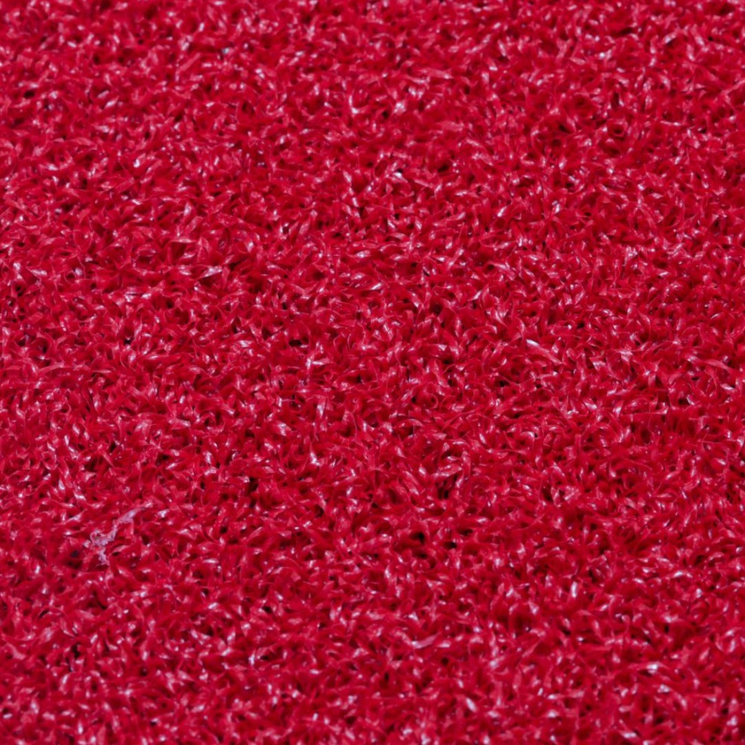 Outdoor Gym Turf - 2m Wide Sprint Track GymFloors 10m Red 