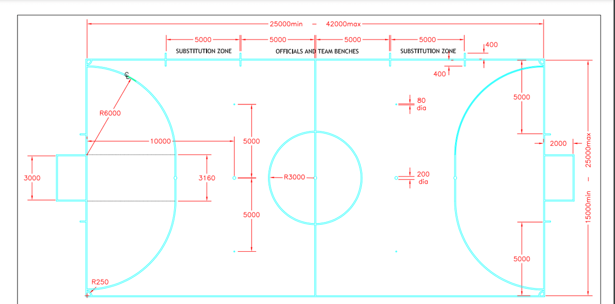 Futsal Outdoor Court System | Includes Court Markings – Sprung Gym Flooring