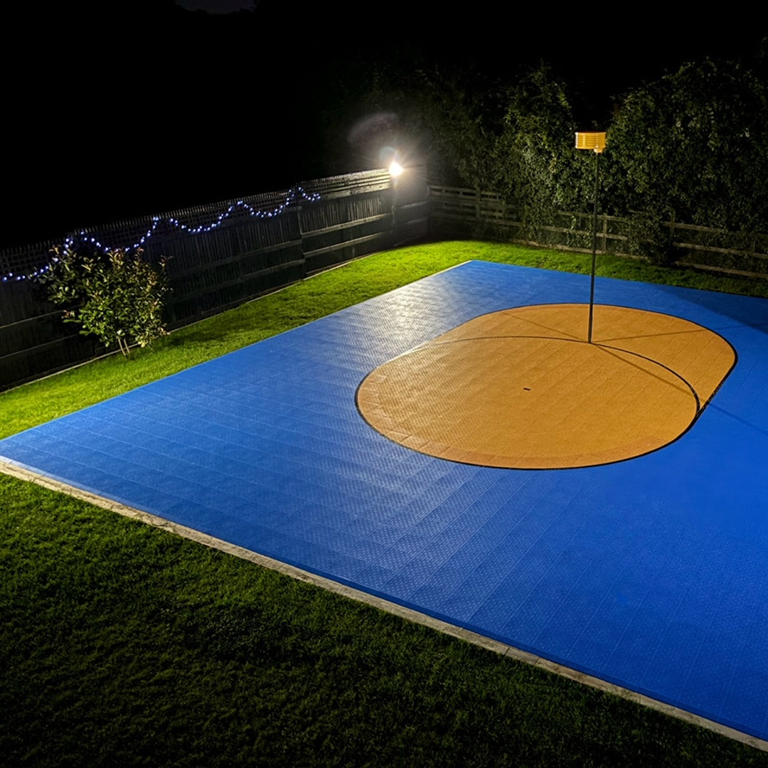 Full Size Korfball Court with Markings  Sprung Gym Flooring   