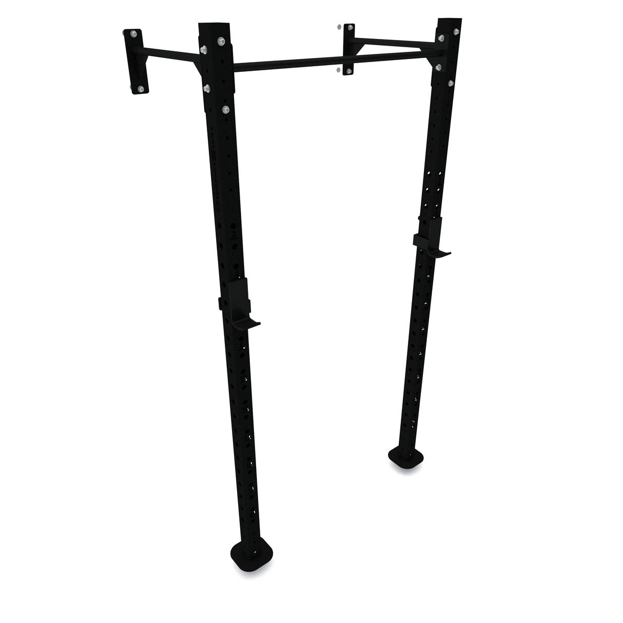 Wall Mounted Rig / Squat Rack (Modular)  SuperStrong Fitness 1 Bay Black 