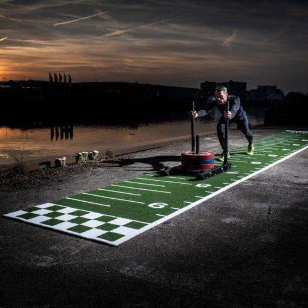 Custom rubber outlet gym flooring